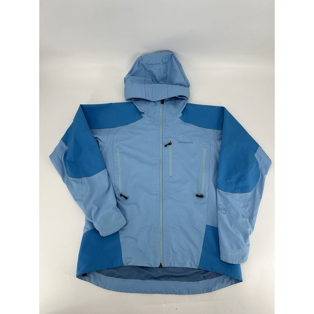 Women's Large Patagonia Css Jacket Ski Blue Jacket Full Zip Softshell